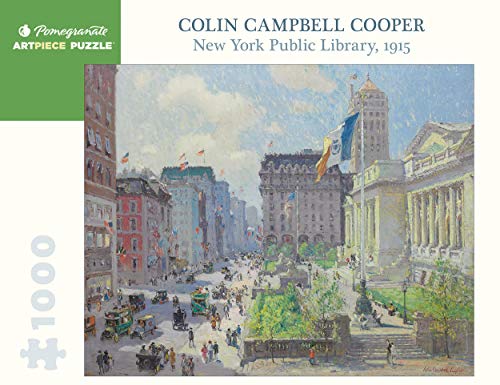 Colin Campbell Cooper: New York Public Library, 1915 1000-Piece Jigsaw Puzzle (Pomegranate) 25" x 20"