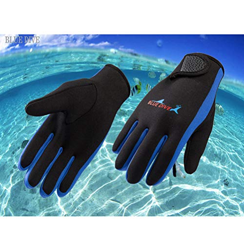 Luvas de mergulho para homens e mulheres da Lioobo, luvas antiderrapantes para mergulho e prevenção