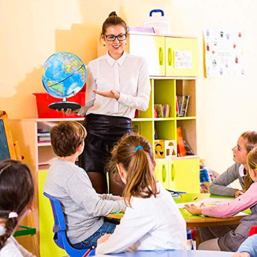 World Globe with Stand Adults - 9 Inch Diameter - Geographic Globes Discovery World Learning Toys Globe for Kids. - Thumbnail 6