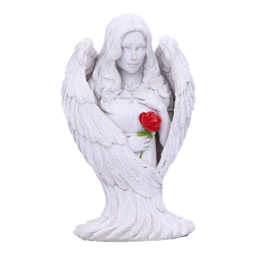 Angel Blessing Bust Figurine James Ryman White Angel Wings Ornament Nemesis Now