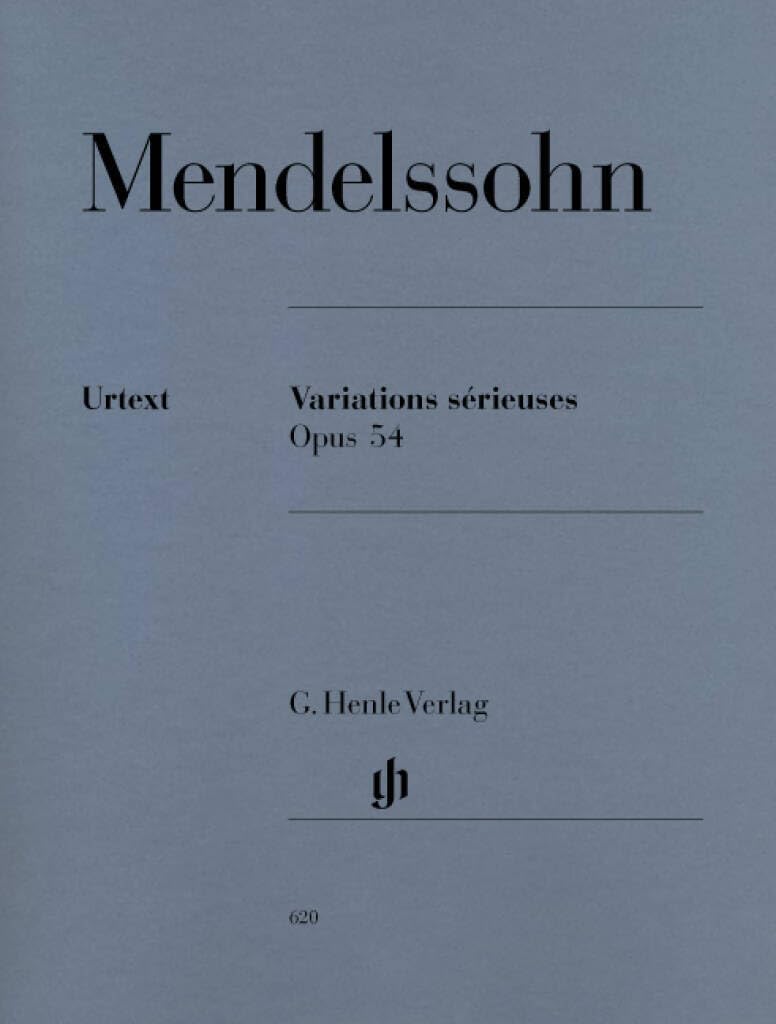Variations sérieuses op. 54 - piano - (HN 620): Instrumentation: Piano solo