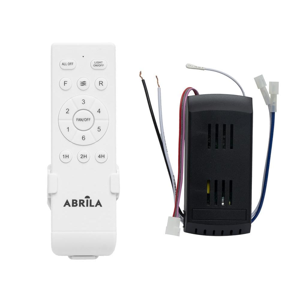 Kit de Mando para Ventilador de Techo con 3 Aspas, compatible con múltiples modelos, ideal para controlar la velocidad y luz.