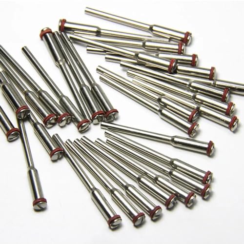 GatherTOOL 30pcs Arbor Mandrels Holder 2.35mm Shank for Reinforced Cut-Off Disc Mini Drill Accessories for Dremel Rotary Tool