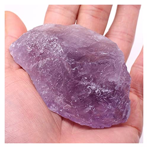 Cristal Naturel Amethyst Stone Natural Raw Purple Crystal Stone guérison Decoration Home Decoration Quartz Crystal Gift (Color : Amethyst Stone, Size : 1pcs(140-150g))