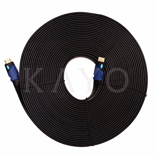 Cable HDMI 4K 15m plano evita enredos e instalaciones complicadas