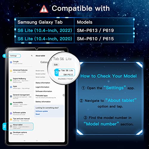 Jetech Screen Protector For Samsung Galaxy Tab S6 Lite (10.4 Inch, 2022/2020 Model) With Easy Installation Frame, 9H Tempered Glass Film, Hd Clear, 2-Pack #TOP2