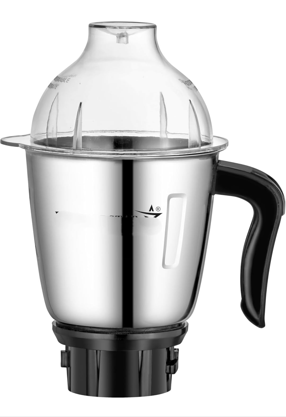 Sutaible for- 1.5 ltr jarVdm Mixer Grinder Replacement Jar 1.5 Litre | ABS Body, SS-304 Stainless Steel Blades, Polycarbonate Dome Lid, High Grade Nylon Coupler tri-lock socket | Wet & Dry Use-image-31