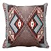 Copricuscini Stampa Marrone Navajo Tribale Occidentale Caso Federa Astratta Federa per Regalo, Divano, Camera, 45X45Cm