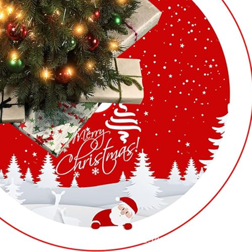 Weihnachtsbaum Decke Rock Weihnachtsbaumdecke Rund 120cm/47zoll...