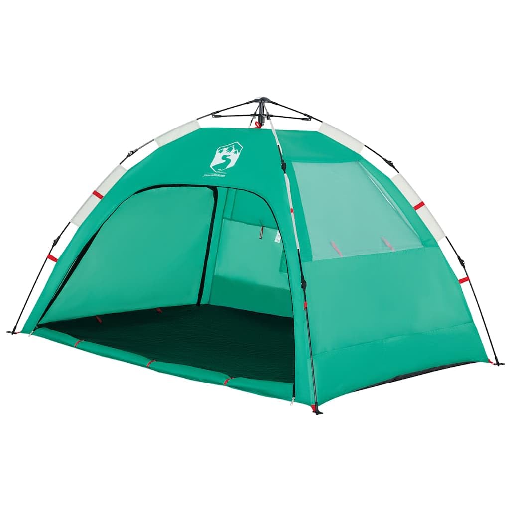 Tenda da spiaggia per 2 persone, impermeabile, verde