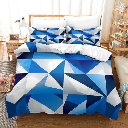Housse de couette microfibre résistante 3D lune de sang lit 260x220cm durable - 3