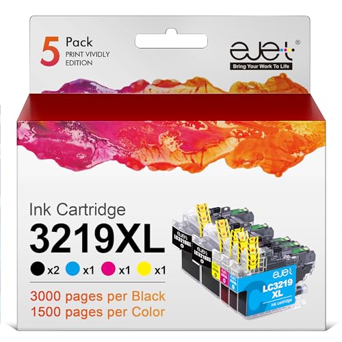 Cartouches Compatibles Brother LC-3219 XL - Pour Imprimantes MFC-J Série 5730DW, 6530DW, 6935DW, Etc., Neuves Multicolores
