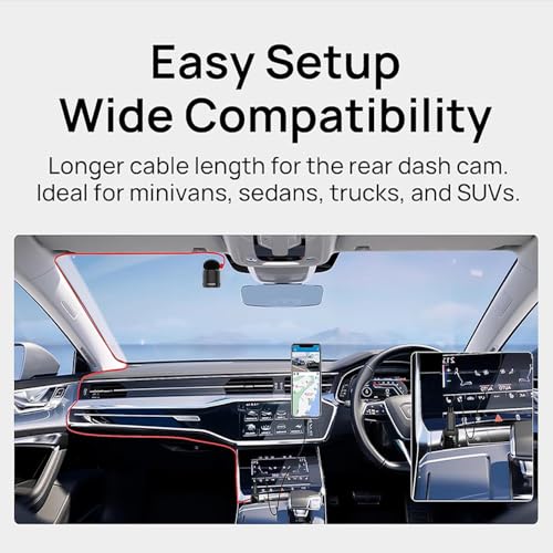 Image of Conbre Blackbox 2MP Wide Angel Full HD Car Dash Camera | Super Capacitor | WiFi Direct Connect | Emergency Recording | Easy DIY Set Up | Upto 256GB SD Card (Jet Black) (Blackbox)