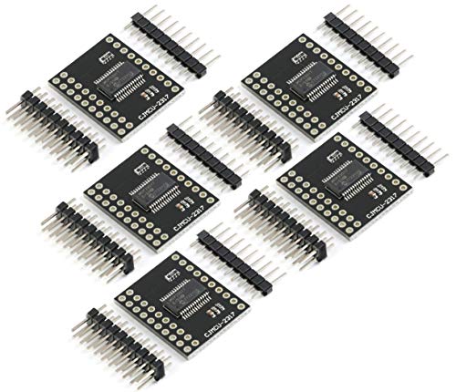 TECNOIOT 5pcs MCP23017 Serial Interface I2C SPI MCP23S17 Bidirectional 16-Bit I/O 10Mhz