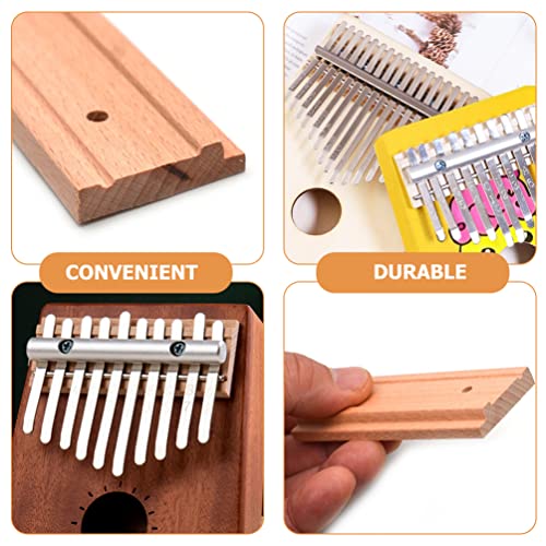 MILISTEN 2PCS Wood Kalimba Bridge Substituição Profissional Kalimba Bridge Ponte Ponte Piano Ponte