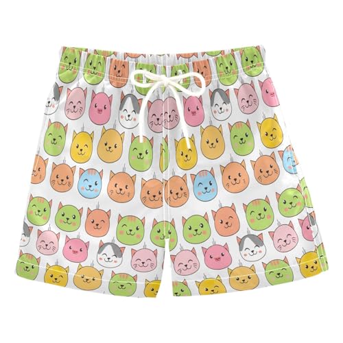 Boys Trunks, Toddler Swimwear Boys 2t, Cute Cartoon Cat