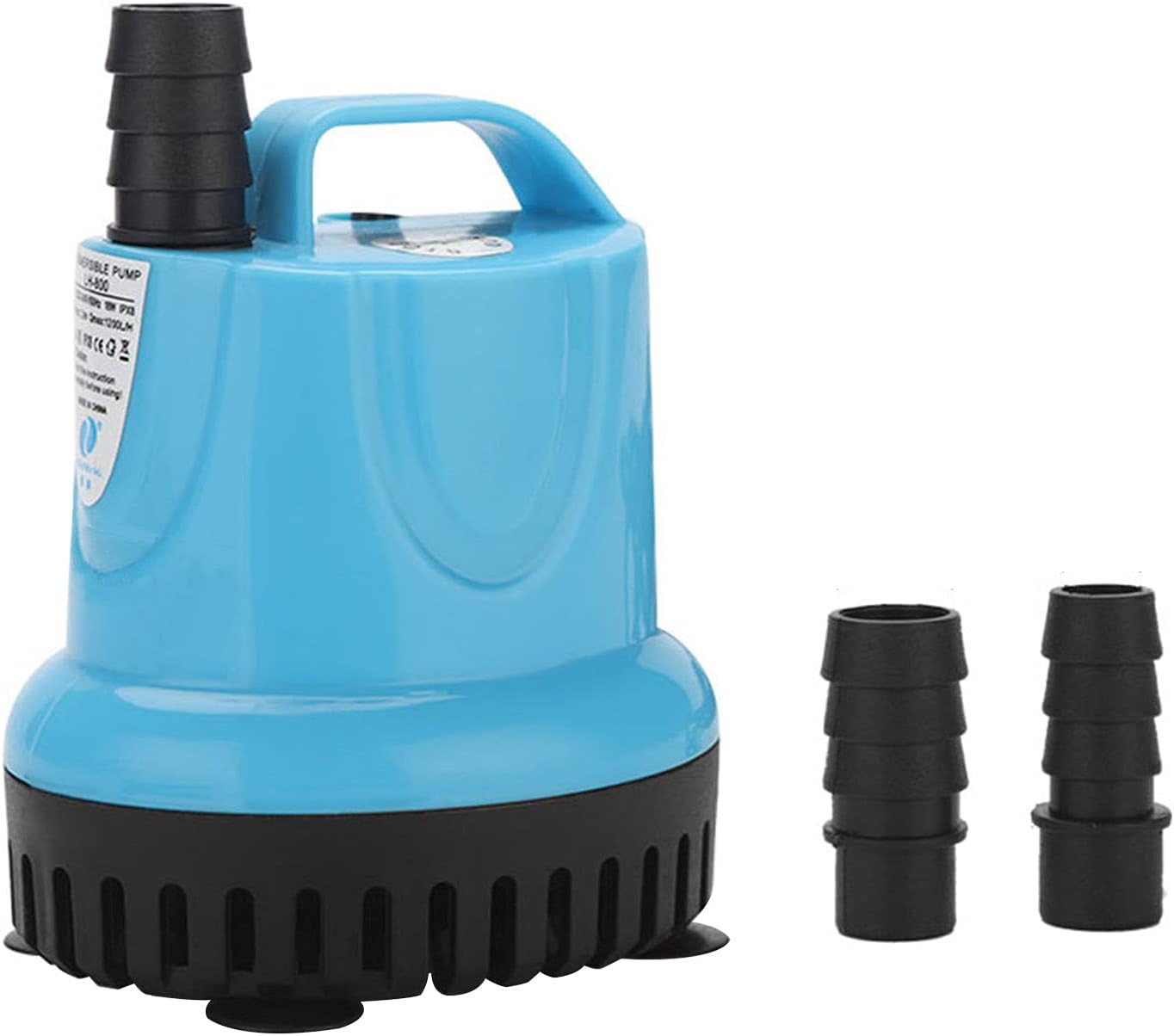 Graflsoa LH-802 45W Submersible Water Pump Quiet Bottom Suction Pump With Dry Burning Protection, Fish Tank Pump For Pond Aquariums Hydroponics Fish Tank Garden Fountain Waterfall