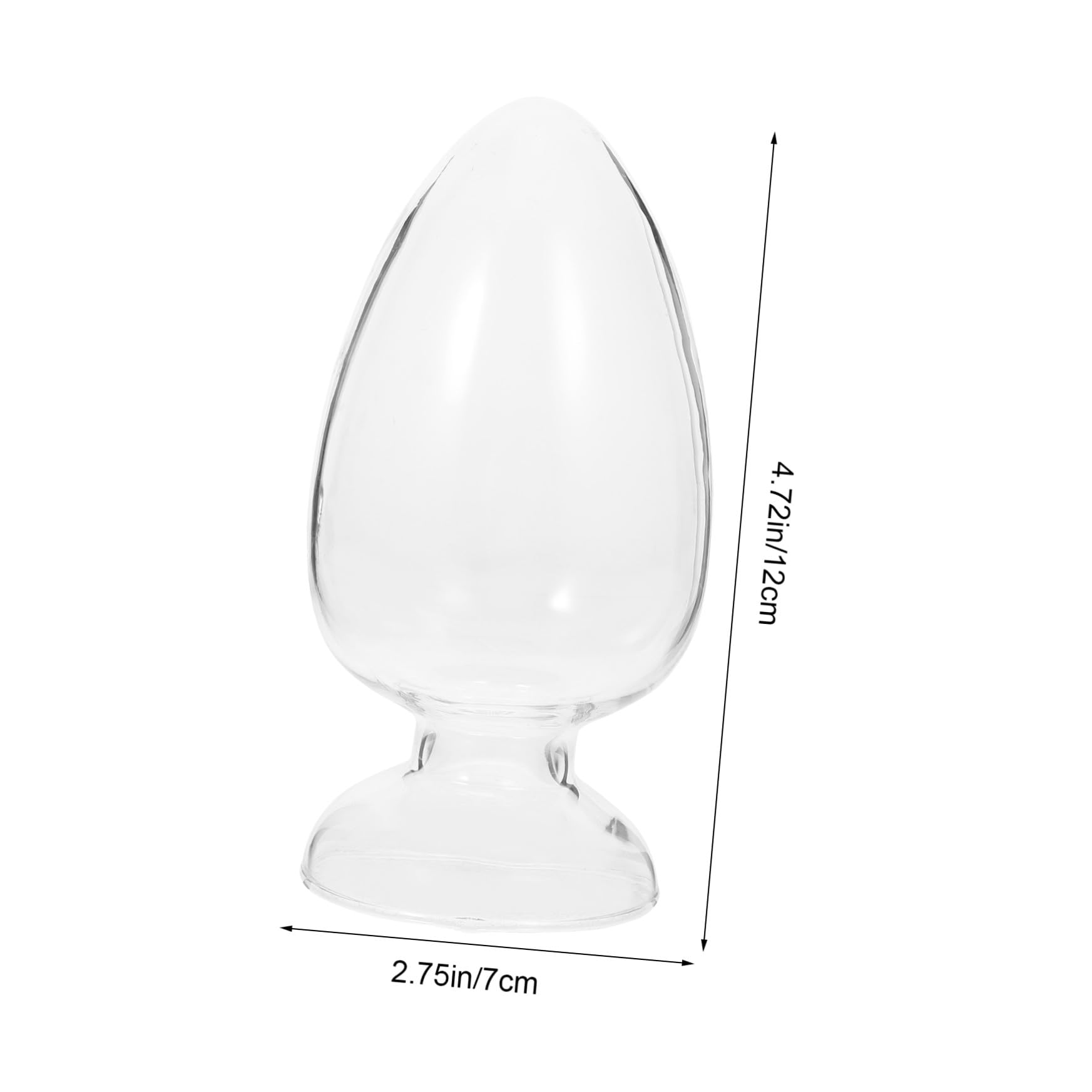 TOPBATHY 2 Sätze Hühnerherzflasche Laborflasche Aus Glas Probe-display-flasche Konische Laborflasche Konische Flasche Vorratsflasche Schauflasche Mit Stöpsel 2 Stück * 2