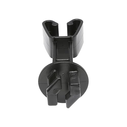 Miniatura 2 de Paquete de 25 aisladores eléctricos para valla de eslabones de cadena y postes en U de 1 34 a 2 18 pulgadas de ancho (negro) fabricado en Estados