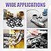povtii 300 PCS O Ring Assortment Kit Set, 18 Sizes High Pressure High Temperature Resistant Nitrile Rubber Ring Repair Kit, Professional Gasket A/C System Seal Kits, Car Accessories