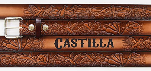 Duck Hunting Leather Name Belt Custom Personalized for Men and Women3
