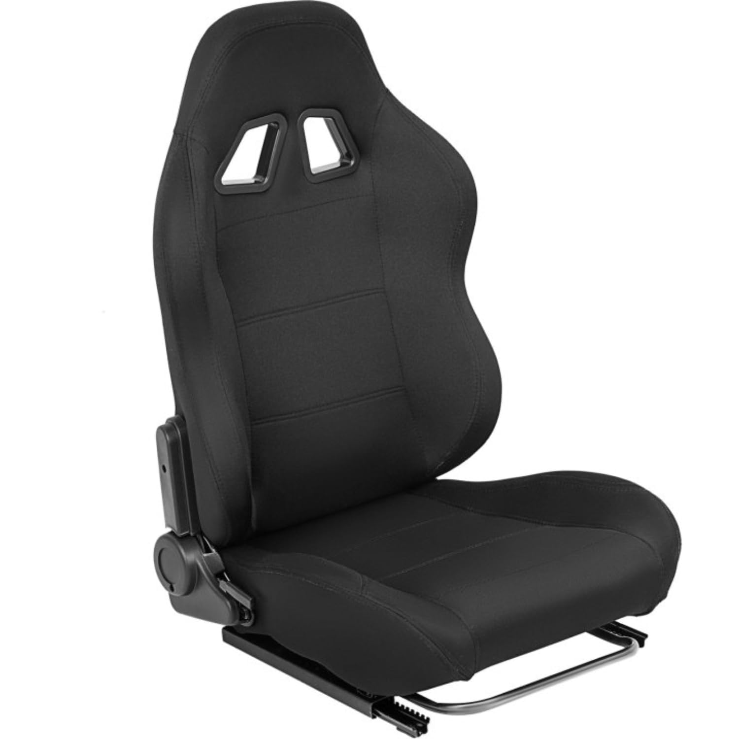 Dardoo Racing Gaming Simulator Cockpit Frame Seat with Adjustable Double Slide Adapt Gaming Simulator Cockpit Racing Wheel Stand Chair Video Game Chairs Black