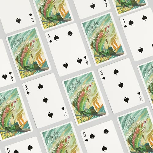 Baraja de 52 cartas Poker Stanley Idaho Lantern Press miniatura 4