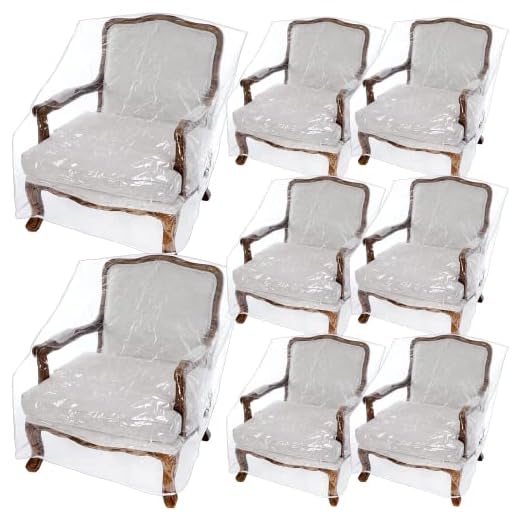 8-Pack Waterproof Chair Covers for Outdoors
