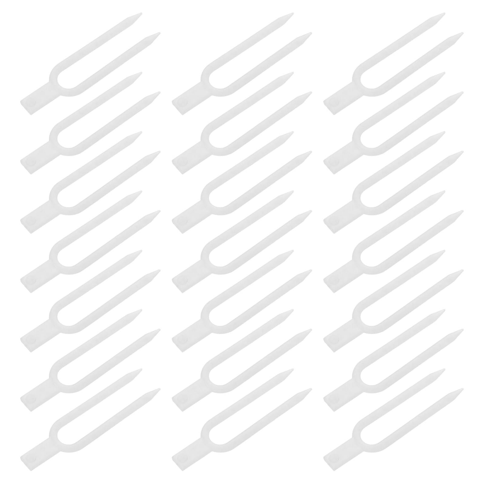 Fourche de fixation transparente 5 cm pour fraisiers et tuteur de jardin