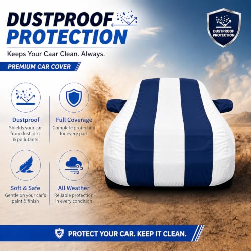 Image of Autofurnish WaterResistant Car Cover for Wagon R 1.0 2014 - Arc Blue