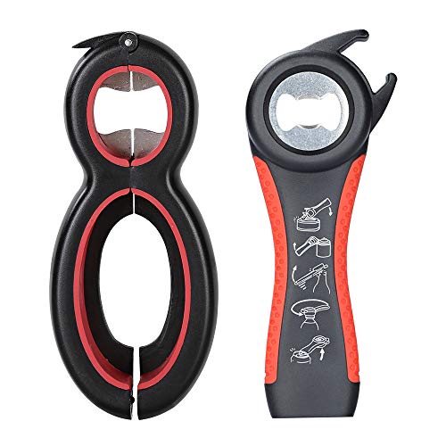 Premium All-in-one Jar and Bottle Opener Ideal for Seniors Arthritis Suffers and Weak