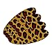 Leopard Animal Print Double-Sided Oval Nail File Emery Board Set 4 Pack