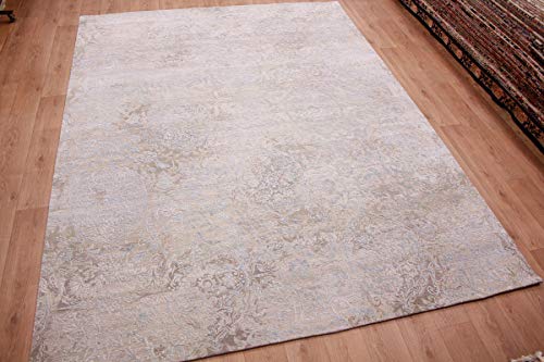 ETFA - Moderner Orientteppich Agra Luxury - Beige/Silber - 367x273 cm - LAGERVERKAUF – Bild 3