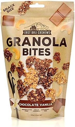 East Bali Cashews Chocolate & Vanilla Granola Bites (125g x 10)
