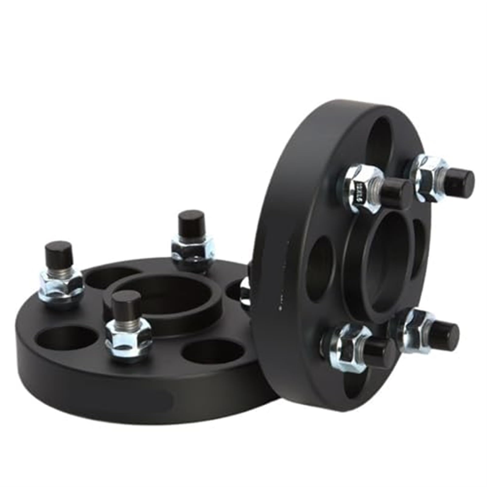2 sztuki PCD 4X108 CB=63,4 mm do 70,1 grubości 20/25/30/35/40 adapter dystansu koła, Forda, Fiesty, ST dystanse M12XP1.5 Dystanse kół dla stabilności pojazdu(Black 2PCS 15MM CB 63.4)