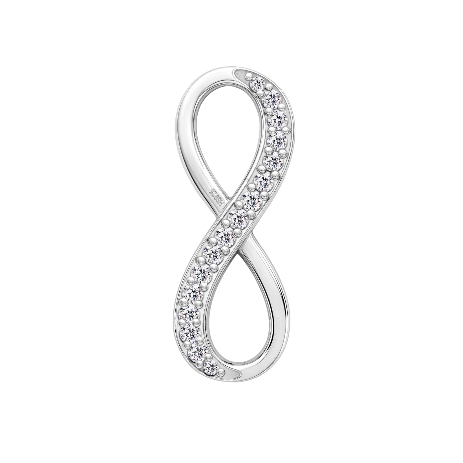 Infinity Pendant for Women | 92.5 Sterling Silver & Stunning Shine | Infinity Pendant Represents Everlasting Endless Love | Lovely Gift - Silver-image-48