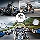 Motorrad Lenkeruhr 7/8  Quarz Motorradlenker Uhr Universal Zeitplan Fahrrad Chrom Wasserdicht Staubdicht Zifferblatt Glow Watch für Motorradlenker, Wasserdicht Lenker Glow Uhr für Motorrad Fahrrad
