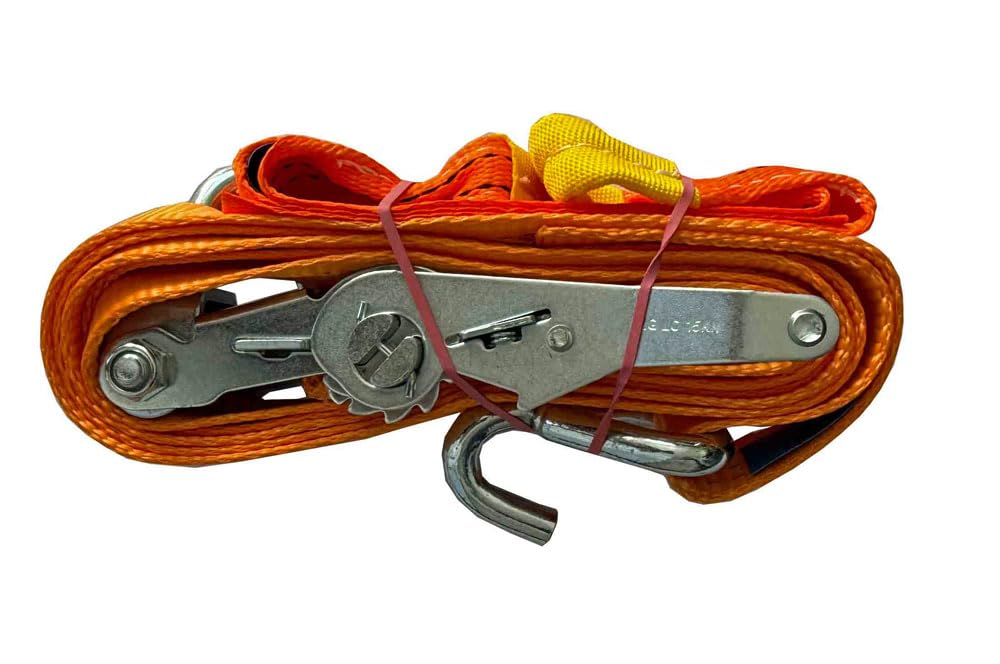 4X Spanngurt Auto Transport 35mm LC 1500 daN Zurrgurt Radsicherung PKW KFZ Trailer Reifengurt (3) - Made in Germany
