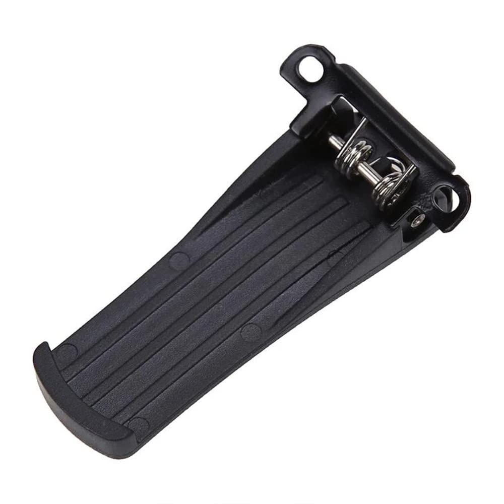 DONGKER Clip Cintura,10 Pezzi Morsetto Cinture in PVC Walkie Talkie Clip W/20 Vite per Radio Bidirezionale