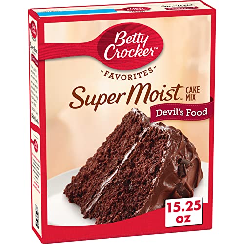 Image of Betty Crocker Super Moist Devil's Food Cake Mix, 15.25 oz