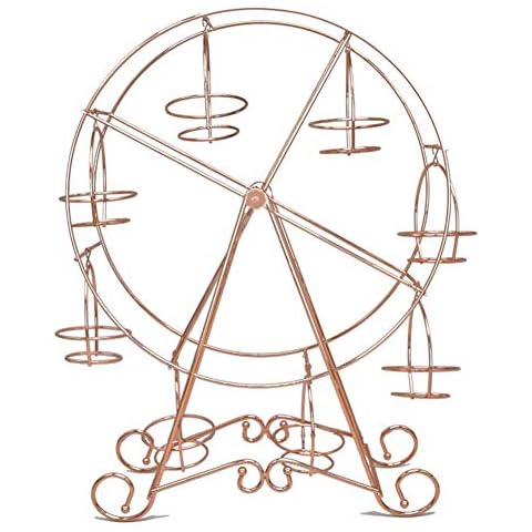 Neckip 8 Cup Cupcake Display Stand rotierenden Riesenrad Platz Hochzeit Weihnachten Geburtstag Cover