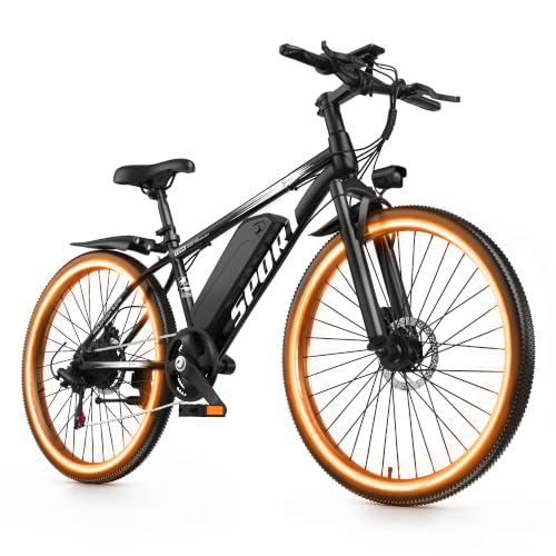 Electric Bike for Adults – 7 Speed 26" Mountain E-Bike, 1500W Peak Brushless Motor 25MPH,375Wh Removable Battery, Up to 25-40 Miles Range, Step Over Commuter, Electric Bike is UL 2849 image 4
