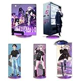 FITTD(もも) よふかしのうた アクリルスタンド 七草ナズナ 夜守コウ 札を立てる 装飾 アクスタ 展示台 デコレーション 台座あり 置物 横置き 透明 アクリル装飾品 アクセサリー クリスマス コレクション アニメ 誕生日 プレゼント (D) [並行輸入品]