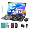 Suicoey Tableta Android de 10 pulgadas con teclado, tabletas 2 en 1 con funda, mouse, lápiz capacitivo (verde)