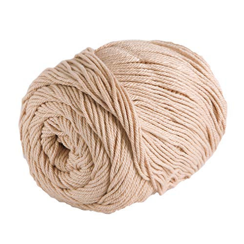 Knit Picks Dishie Worsted Weight 100% Cotton Yarn Beige - 100 g (Linen)