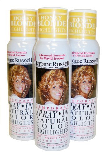 Jerome Russell Temporary Spray, Honey Blonde - 3.5oz (Pack of 3) Jerome Russell Temporary Spray, Honey Blonde - 3.5oz (Pack of 3)