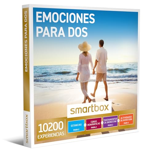Smartbox Caja regalo Emociones para dos , Idea de regalo padres , 1 experiencia de estancia, cena, bienestar o aventura para 2