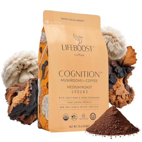 Lifeboost Cognition Adaptogenic Mushroom Coffee