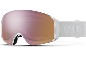 4D Mag Smith Goggles with ChromaPop Lens: Experience Enhanced Snow Vision