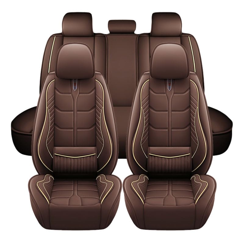Housses siège voiture Dacia Sandero Stepway 3 couvre siège auto cuir café